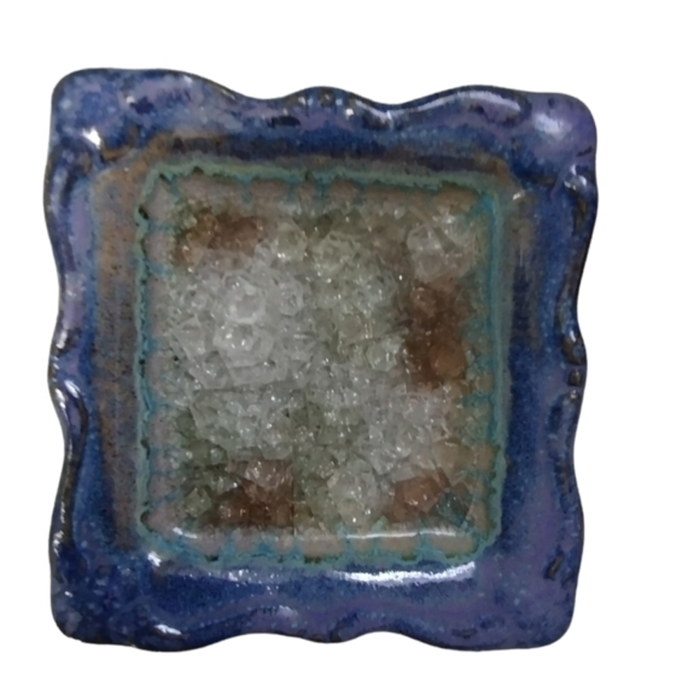 Artisan Series Glazed Pottery‎ Square Dish